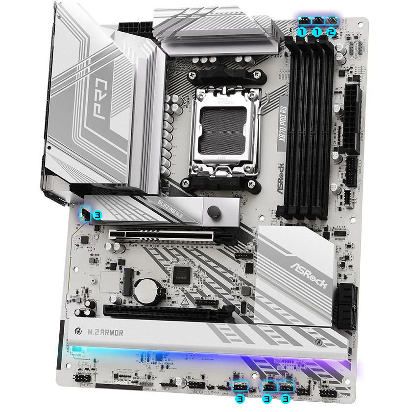 ASRock X870 PRO RS AM5 ATX Motherboard - Newegg.com